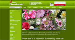 Desktop Screenshot of jebjerg-plantehandel.dk